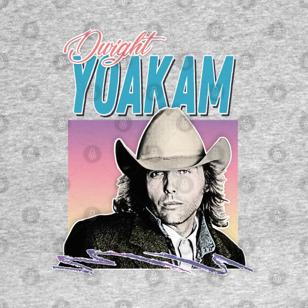 Dwight Yoakam / 80s Styled Retro Design by DankFutura